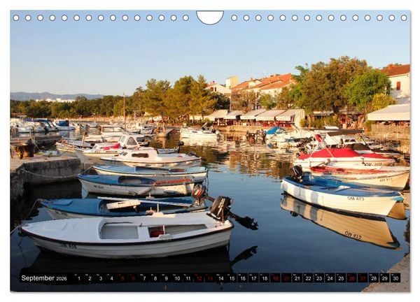 Produktbild: Kroatische Adria - Von Opatija bis Krk (Wandkalender 2026 DIN A4 quer), CALVENDO Monatskalender