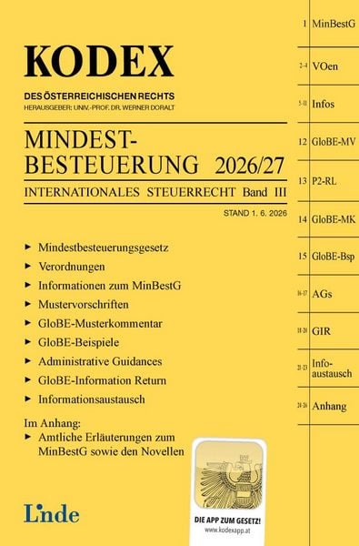 Produktbild: KODEX Mindestbesteuerung 2026/27