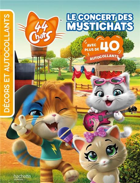 Produktbild: 44 chats-mon livre d autocollants