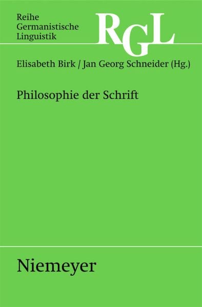 Produktbild: Philosophie der Schrift