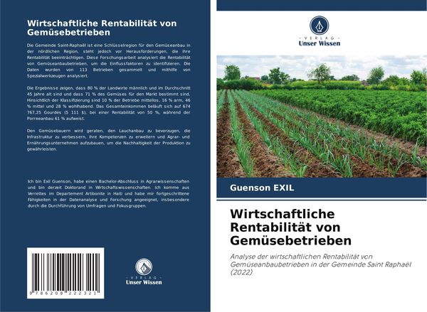 Wirtschaftliche Rentabilität von Gemüsebetrieben, Taschenbuch von Guenson Exil, Verlag Unser Wissen, 9786208222321