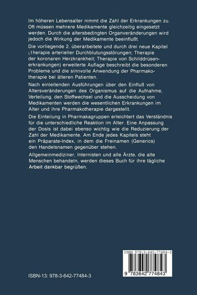 Produktbild: Pharmakotherapie und Alter