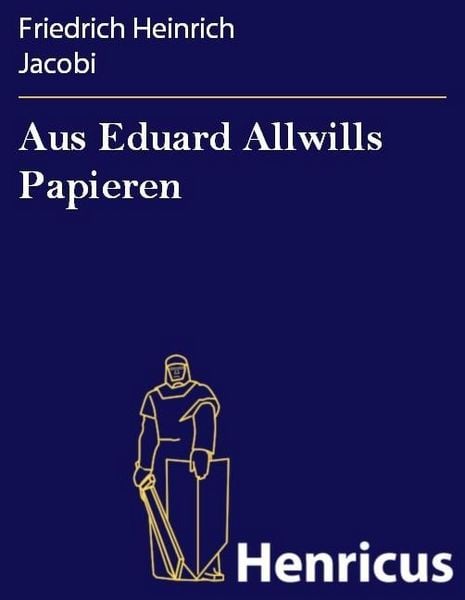 Produktbild: Aus Eduard Allwills Papieren