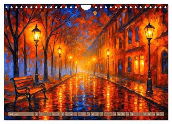Produktbild: Spaziergang durch Farben und Licht (Wandkalender 2026 DIN A4 quer), CALVENDO Monatskalender