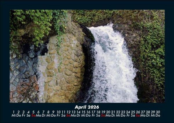 Produktbild: Wasserf&auml;lle 2026 Fotokalender DIN A5