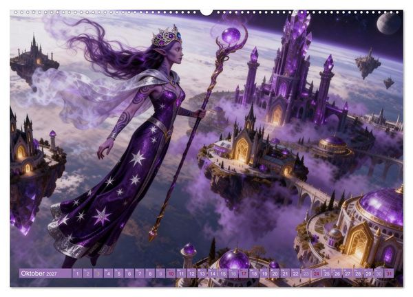 Produktbild: K&ouml;niginnen des Spektrums (Wandkalender 2027 DIN A2 quer), CALVENDO Monatskalender