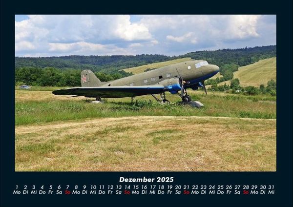 Produktbild: Flugzeuge 2025 Fotokalender DIN A4