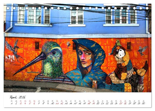 Produktbild: Die Farben von Valpara&iacute;so (Tischkalender 2026 DIN A5 quer), CALVENDO Monatskalender