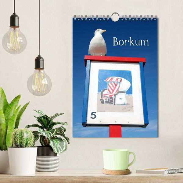 Produktbild: Borkum (Wandkalender 2027 DIN A4 hoch), CALVENDO Monatskalender