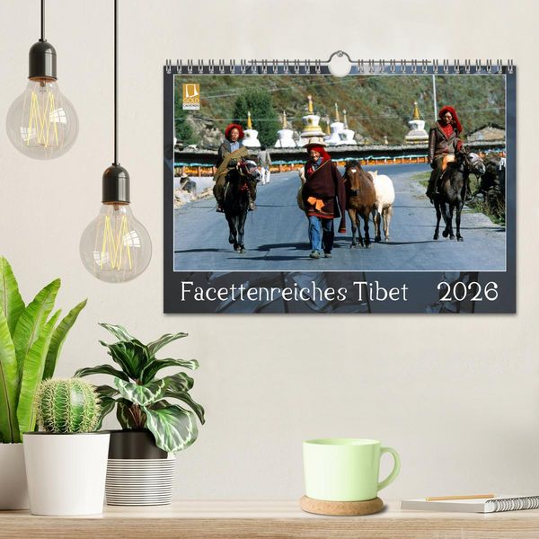 Produktbild: Facettenreiches Tibet (Wandkalender 2026 DIN A4 quer), CALVENDO Monatskalender