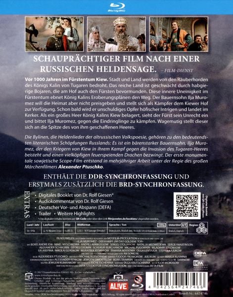 Produktbild: Ilja Muromez - Der Kampf um das goldene Tor (Filmjuwelen / DEFA Fantasy)