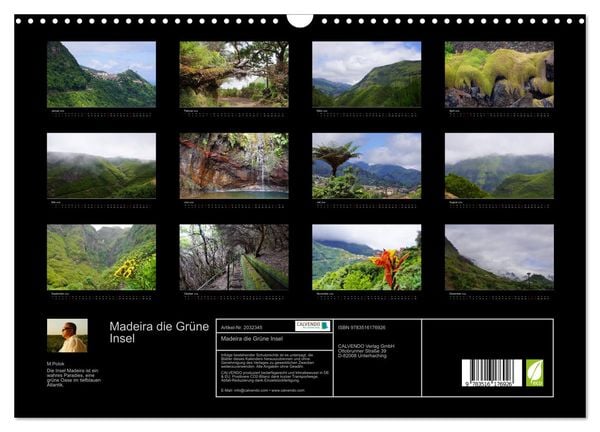 Produktbild: Madeira die Gr&uuml;ne Insel (Wandkalender 2026 DIN A3 quer), CALVENDO Monatskalender