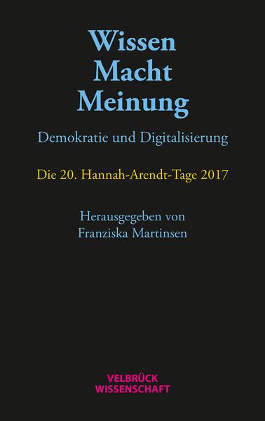 Produktbild: Wissen &ndash; Macht &ndash; Meinung