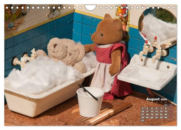 Produktbild: Geliebte B&auml;ren - Teddys (Wandkalender 2026 DIN A4 quer), CALVENDO Monatskalender