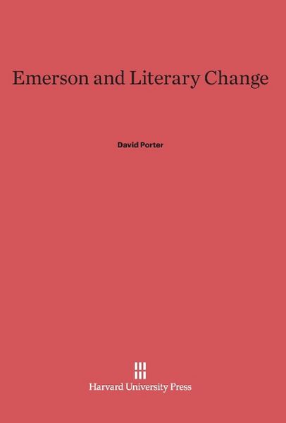 Produktbild: Emerson and Literary Change