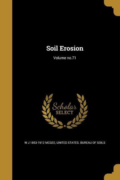 Produktbild: Soil Erosion; Volume no.71