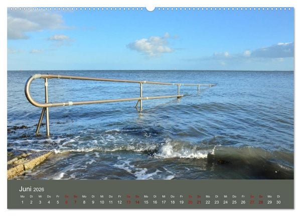 Produktbild: Wilhelmshaven - Sonne, K&uuml;ste und Meer (hochwertiger Premium Wandkalender 2026 DIN A2 quer), Kunstdruck in Hochglanz