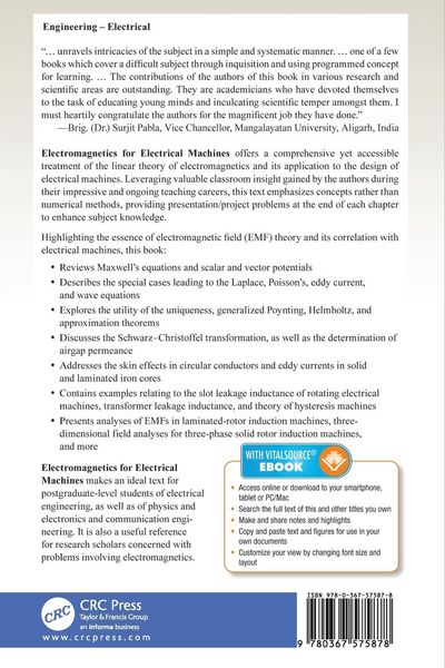 Produktbild: Electromagnetics for Electrical Machines