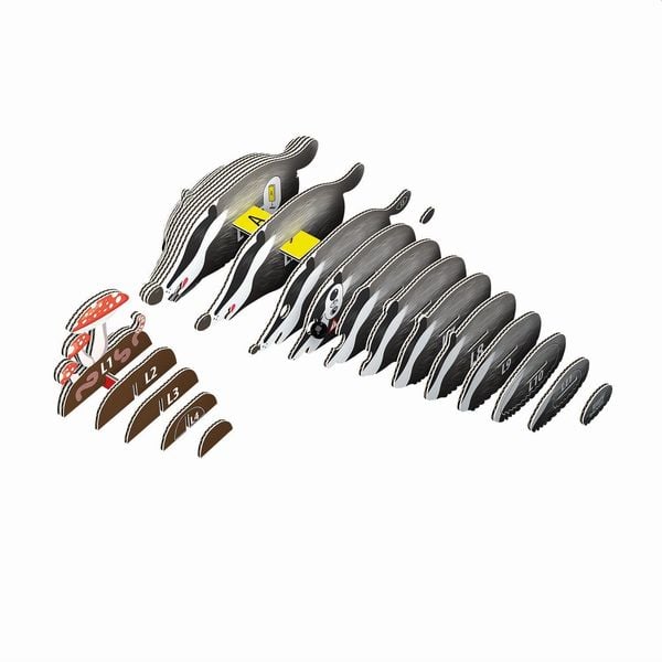 Produktbild: EUGY - 3D Bastelset Dachs