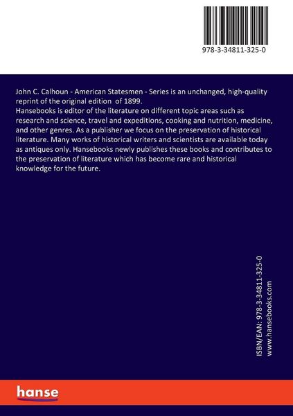 Produktbild: John C. Calhoun