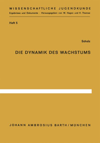 Produktbild: Die Dynamik des Wachstums