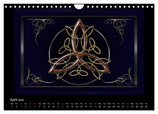 Produktbild: Celtic Symbols (Wall Calendar 2026 DIN A4 landscape), CALVENDO 12 Month Wall Calendar