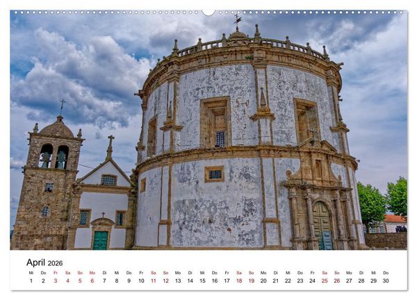 Produktbild: Porto und Gaia - Ausblicke und Einsichten (hochwertiger Premium Wandkalender 2026 DIN A2 quer), Kunstdruck in Hochglanz