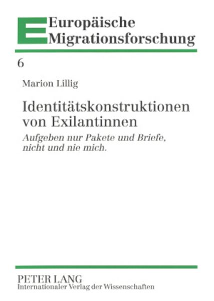 Produktbild: Identitaetskonstruktionen von Exilantinnen