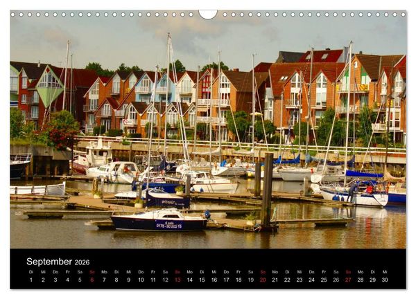 Produktbild: Cuxhaven an der Nordsee (Wandkalender 2026 DIN A3 quer), CALVENDO Monatskalender