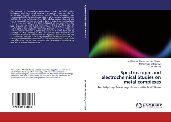 Produktbild: Spectroscopic and electrochemical Studies on metal complexes