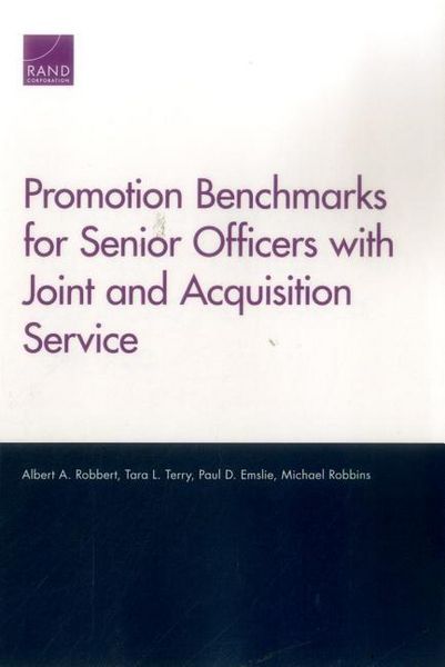 Produktbild: Promotion Benchmarks for Senior Officers with Joint and Acquisition Service