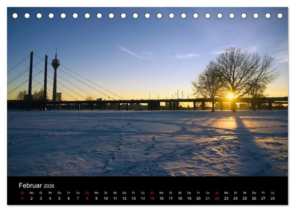 Produktbild: D&uuml;sseldorf 2026 (Tischkalender 2026 DIN A5 quer), CALVENDO Monatskalender