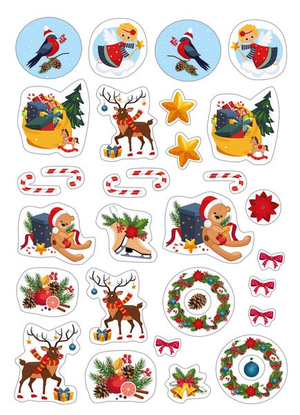 Produktbild: Mein liebstes Weihnachtsmalheft mit Stickern ab 4