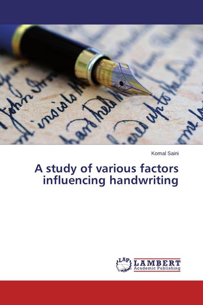 Produktbild: A study of various factors influencing handwriting