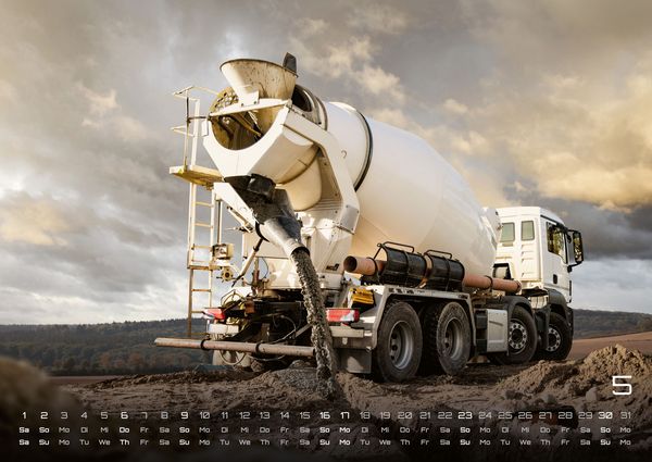 Produktbild: Baumaschinen - gigantische Bauhelfer - 2027 - Kalender DIN A2