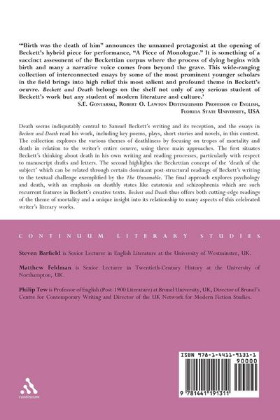 Produktbild: Beckett and Death