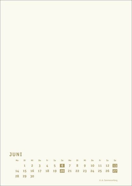 Produktbild: Premium-Bastelkalender gold A4 2027