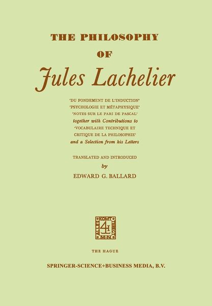 Produktbild: The philosophy of Jules Lachelier