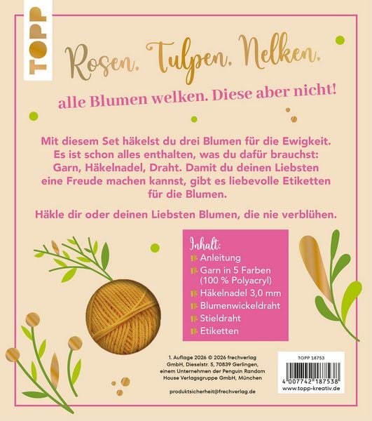 Produktbild: Gr&uuml;&szlig;e aus dem Blumengarten. Zum Selber-H&auml;keln