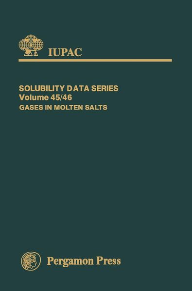 Produktbild: Gases in Molten Salts
