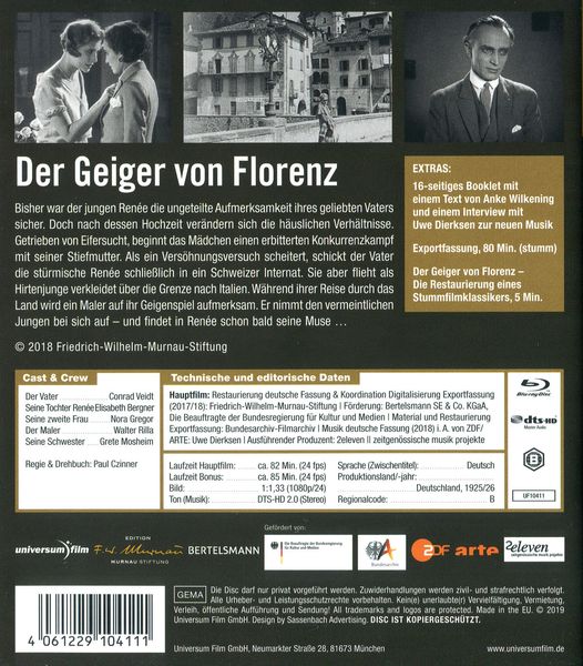 Produktbild: Der Geiger von Florenz - Deluxe Edition