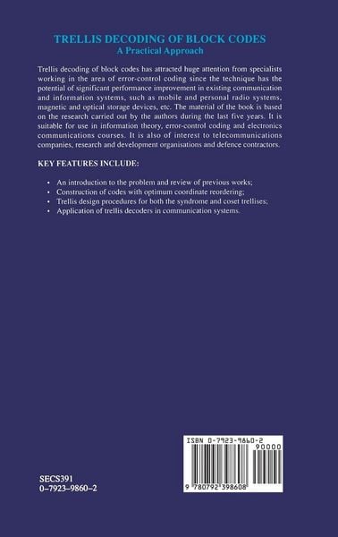 Produktbild: Trellis Decoding of Block Codes