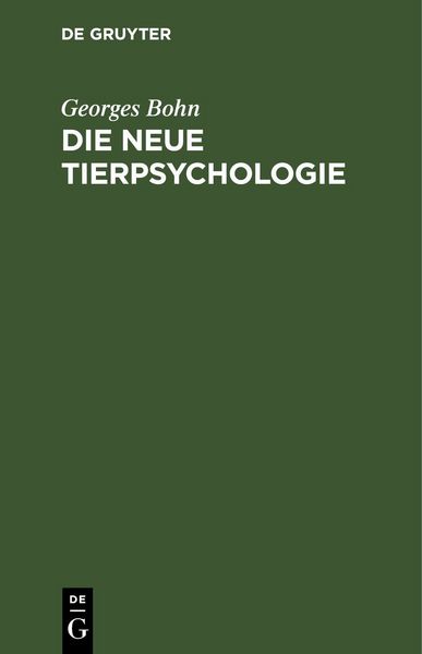 Produktbild: Die Neue Tierpsychologie