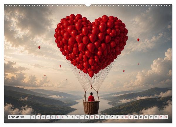 Produktbild: Fantastische Illusionen - Mystischer Kunstkalender (hochwertiger Premium Wandkalender 2027 DIN A2 quer), Kunstdruck in Hochglanz