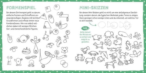 Produktbild: Die Kunst des Zeichnens f&uuml;r Kinder Zickzack-Zeichenkarten
