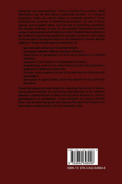 Produktbild: Similitude and Approximation Theory