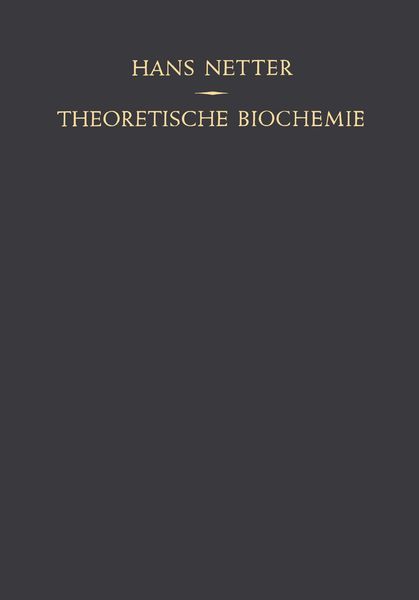 Produktbild: Theoretische Biochemie