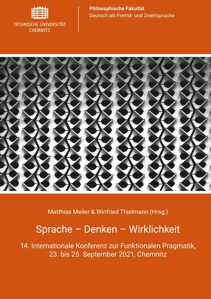Produktbild: Sprache - Denken - Wirklichkeit