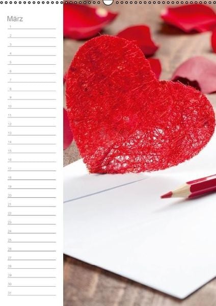 Produktbild: Herzlich-Mein Geburtstagskalender (Wandkalender immerw&auml;hrend DIN A2 hoch)