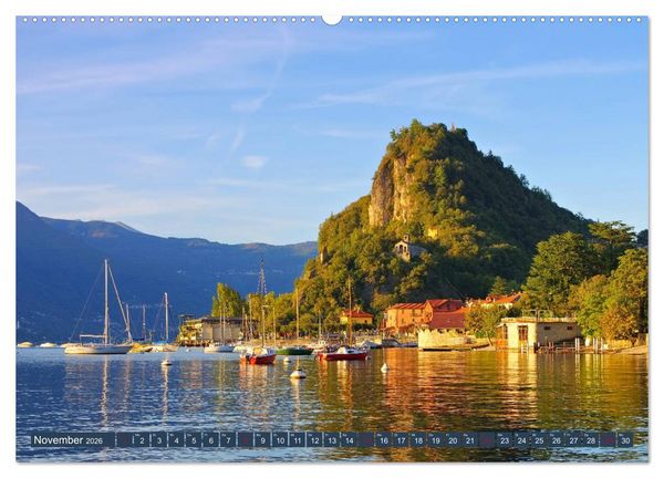 Produktbild: Lago Maggiore - Bezaubernde Orte am Ostufer (hochwertiger Premium Wandkalender 2026 DIN A2 quer), Kunstdruck in Hochglanz